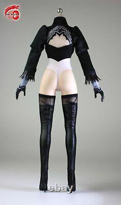 TF TOYS TF01 1/6 Sexy Female Robot2B Maid Clothing Sets WithHead Carving Model Toy