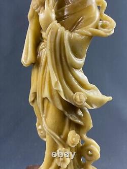 Theme Female IN Stone Finely Carved Far East China Japan