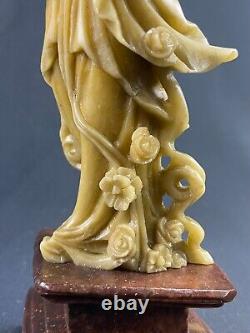 Theme Female IN Stone Finely Carved Far East China Japan