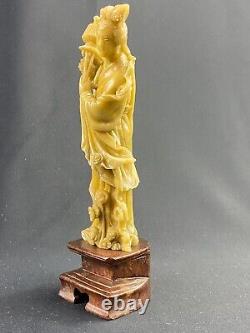 Theme Female IN Stone Finely Carved Far East China Japan