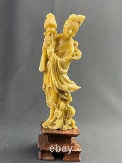 Theme Female IN Stone Finely Carved Far East China Japan