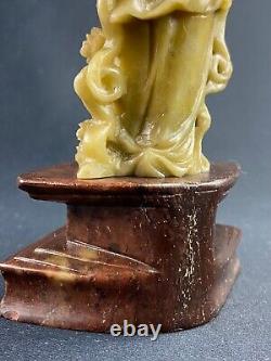 Theme Female IN Stone Finely Carved Far East China Japan