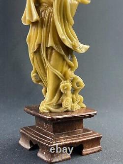 Theme Female IN Stone Finely Carved Far East China Japan