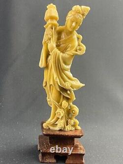 Theme Female IN Stone Finely Carved Far East China Japan