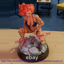 Tigra Figure 1/8 1/6 1/4 Unpainted Model Kit Unassembled 3D Printed Female 2 Ver