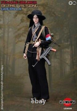 UJINDOU 1/6 UD9006 THE VIETCONG GUERILLA Female Soldier Figure Doll Model Toys