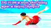 Us Born Chinese Figure Skater Zhu Yi Falls Again And Breaks Down In Tears At Olympics