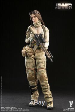 VERYCOOL 1/6 A-TACS FG Double Women Soldier JENNER Camo. Female Figure