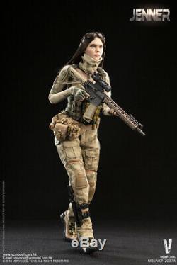 VERYCOOL 1/6 Woman Soldier Action Figure A-TACS FG JENNER Doll VCF-2037A Female