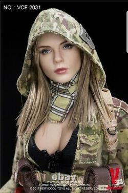 Verycool Vcf-2031 1/6 Mc Camo Female Soldier Vera Action Figure Model Stock