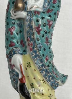 Vintage Quan Yin Hand Painted Marked CHINESE Porcelain NO RESERVE