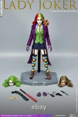12inch Action Figure Toys WOLFKING 1/6 WK89022A Female Lady Joker Deluxe Ver 